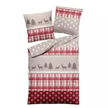 Постельное белье Dream Sleep тонкое фланелевое олень 155х200 см + 80х80 см Traumschlaf