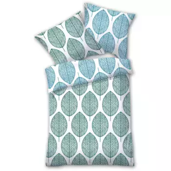 Постельное белье Dyckhoff «Лина» из мягкой махры, цвет jade