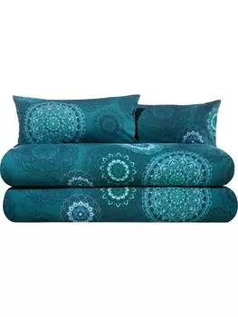 Постельное белье Erwin Mller Sparpaket 4 tlg, цвет petrol