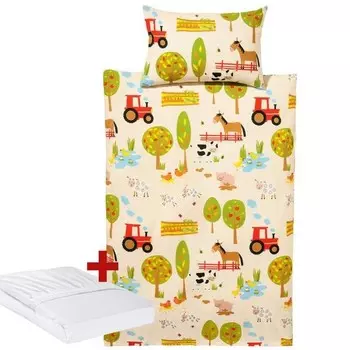 Постельное белье Erwin Mller Sparpaket 3 шт. 20433, 100x1x135 см, красочный