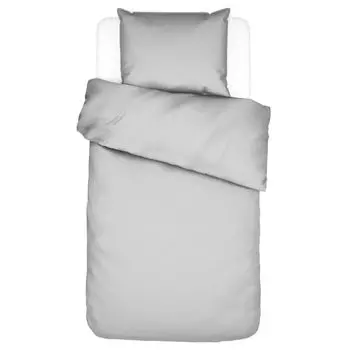 Постельное белье Essenza Renforce Guy Silver 135x200+80x80