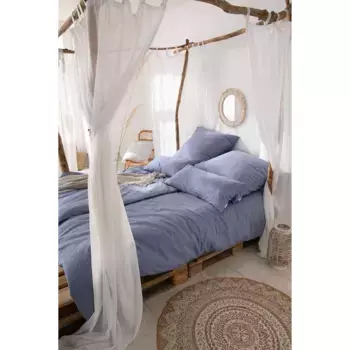 Постельное белье Estella «ALVARO», ПОДУШКА 40х80 см БЕСПЛАТНО в комплекте!, цвет blau