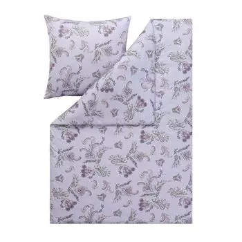 Постельное белье Estella Atelier Agneta цвет сиреневый размер 155х220+80х80
