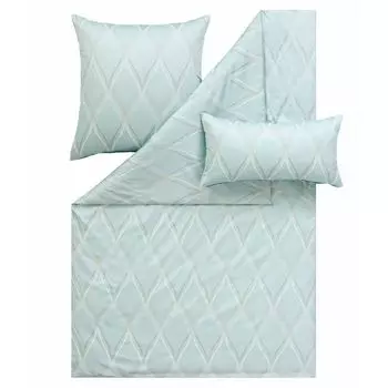 Постельное белье Estella Exquisit Лианна цвет нефрит размер 135х200+80х80+40х80