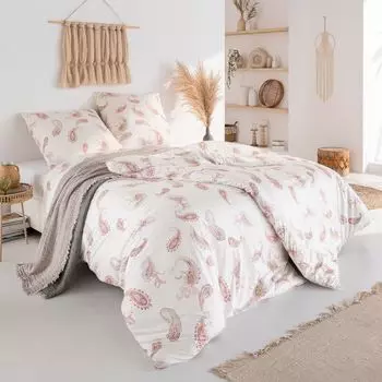 Постельное белье Estella Interlock Jersey Valeria 6951-370 Paisley 135x200
