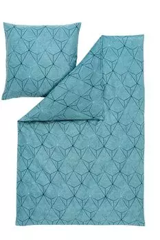 Постельное белье ESTELLA из бархата и шелковой фланели Cuneo бирюзовый 135х200