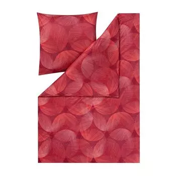 Постельное белье Estella Mako Interlock Jersey Dora magenta 155х220 см + 80х80 см