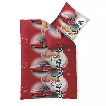 Постельное белье Fashion Fun 135х200 гоночный автомобиль хлопок Renforce CelinaTex