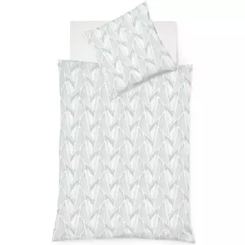 Постельное белье флересс «Lech 4391», жаккардовая фланель, хлопок, в размер. 135х200, 155х220, 200х200см Fleuresse, зеленый