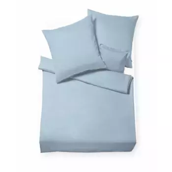 Постельное белье флересс «Лех 3089», тонкая фланель, хлопок, в размер. 135х200, 155х220, 200х200см Fleuresse, светло-голубой