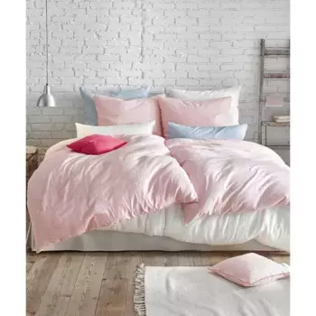 Постельное белье флересс» Прованс в размерах. 135х200, 155х220 или 200х200 см", полулен, 50% хлопок, 50% лен, размер. 135х200, 155х220, 200х200см Fleuresse, розовый