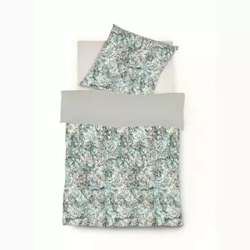 Постельное белье Fleuresse Black Premium Swiss сатин Quebec бежевый 135х200 см + 80х80 см