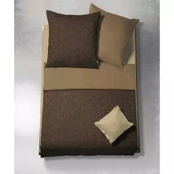 Постельное белье fleuresse из дамасской ткани Palazzo Ornaments 200x200 см + 2 шт. 80x80 см мокко