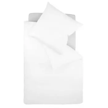 Постельное белье Fleuresse из швейцарского сатина Zurich, размер 155х220 см, цвет белый