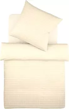 Постельное белье Fleuresse Mako батист 240х 220 клетчатый уни кремовый игристое вино 226-8109