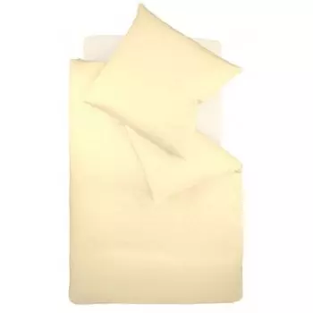 Постельное белье Fleuresse Mako из сатина цвета ванили 0215 размер 200 х 220 см + 2 наволочки 80 х 80 см