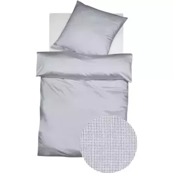 Постельное белье Fleuresse «Porto», 100% хлопок, в размер. 135х200, 155х220, 200х200см, молния, антрацит