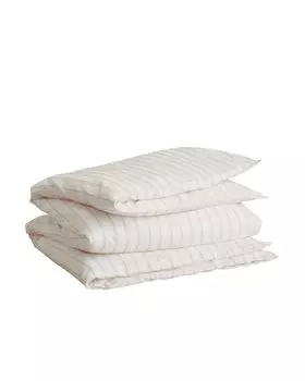 Постельное белье GANT Dobby Stripe Warm Sienna Beige 155 x 220 см