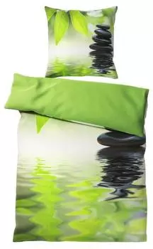 Постельное белье гармония 135 х 200 см. Sanilo, зеленый