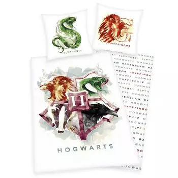 Постельное белье «Гарри Поттер», 100% хлопок (линон), 80х80 см + 135х200 см Herding, мультиколор