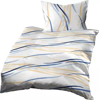 Постельное белье Gerald Wittmann 140х200+70х90 см, микрофибра, 36109, синий