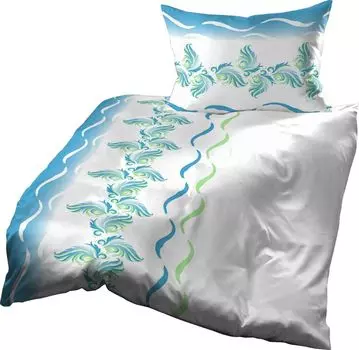 Постельное белье Gerald Wittmann 140х200+70х90 см, микрофибра, 34126, синий