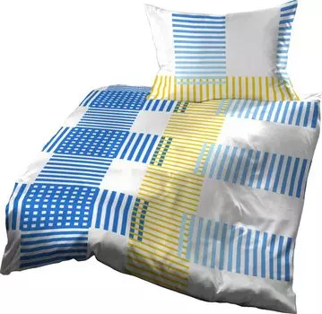 Постельное белье Gerald Wittmann 140х200+70х90 см, микрофибра, 34125, синий