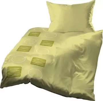 Постельное белье Gerald Wittmann 140х200+70х90 см, микрофибра, 34107, зеленый