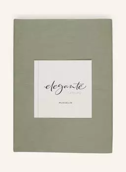 Постельное белье гладкое Elegante, хаки