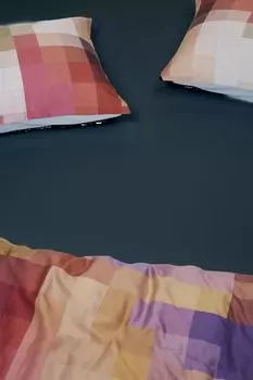 Постельное белье Голландский дизайн Сплиттоппер Простыня на подкладке из органической лайкры TDS Цвет Синий Размер 200x200/220 Beddinghouse Dutch Design