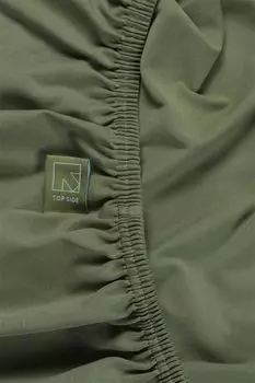 Постельное белье Голландский дизайн Топпер Простыня на резинке из органического эластана TD Цвет Зеленый Размер 90x200/220 Beddinghouse Dutch Design