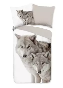 Постельное белье Good Morning "Фера" - Zand - (135х200 см) - 100% хлопок Muller Textil