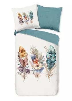 Постельное белье Good Morning "Виа" с перьями - мульти - 135 х 200 см - 100% хлопок Muller Textil