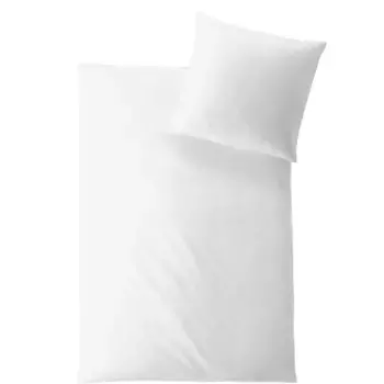 Постельное белье Hefel» Классический Uni в размере. 135x200 или 155x220 см", постельное белье из TENCEL, однотонное постельное белье на молнии, слоновая кость