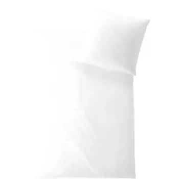 Постельное белье Hefel» Классический Uni в размере. 135x200 или 155x220 см", постельное белье из TENCEL, однотонное постельное белье на молнии, белый