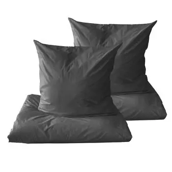 Постельное белье хлопок однотонное 135х200/80х80 см. Комплект 2 шт. 4 шт Розовый Серый Светло-Серый: Темно-Серый / 4 шт aboutyourhome-shop