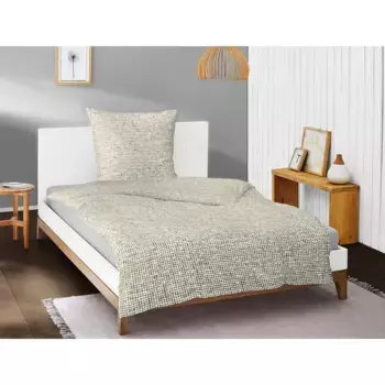 Постельное белье Ирисетта «Карат-К 8898» в мелкую клетку Irisette, цвет natur