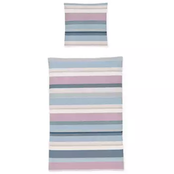 Постельное белье Irisette «Easy 8446», отличная полоска, красный