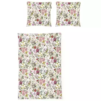 Постельное белье Irisette «Glamour 8885», элегантный цифровой принт, белый