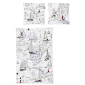 Постельное белье Irisette «Magic 8814», элегантный цифровой принт, цвет marine