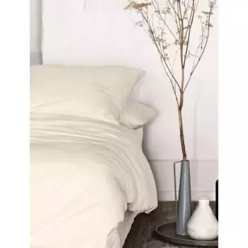 Постельное белье Irisette «Paris 8000», высококачественное однотонное постельное белье премиум-класса на молнии, 100% хлопок, цвет natur