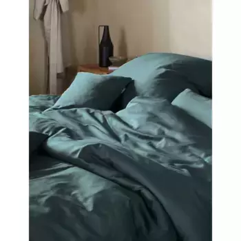 Постельное белье Irisette «Paris 8000», (2 шт.), высококачественное постельное белье премиум-класса качества Mako Satin из 100% хлопка, с застежкой-молнией, STANDARD 100 от OEKO-TEX и сертификат Made in Green, зеленый