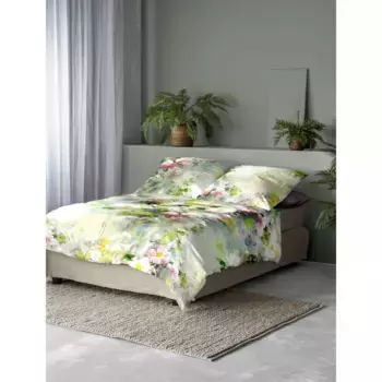 Постельное белье Irisette «Tokio 8572», шелковистый блеск, зеленый