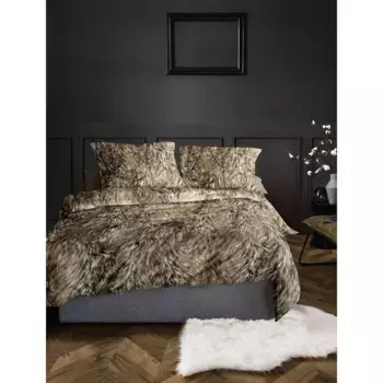 Постельное белье Irisette «Zobel 8555», бархатисто-мягкое, цвет natur