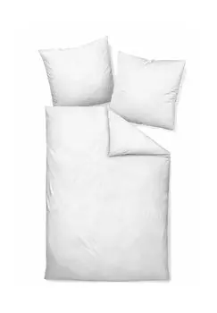 Постельное белье из 2-х предметов - Мягкая хлопчатобумажная ткань Mako, хлопок, без глажки, однотонное Janine, цвет Gesamt Breite