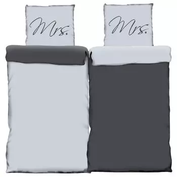 Постельное белье из 4 предметов 135х200 см Mrs & Mrs Gay Women Pride микрофибра One-Home