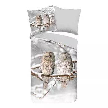 Постельное белье из бобра febe Good Morning, серый