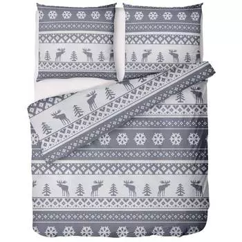 Постельное белье из бобра на рождество Linkhoff, серый