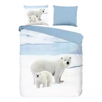 Постельное белье из бобра уход Good Morning, синий