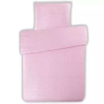 Постельное белье из хлопка из микрофибры простой структуры с орнаментом 2 шт. 4 шт 135х200 80х80 розовый: 2 шт aboutyourhome-shop
